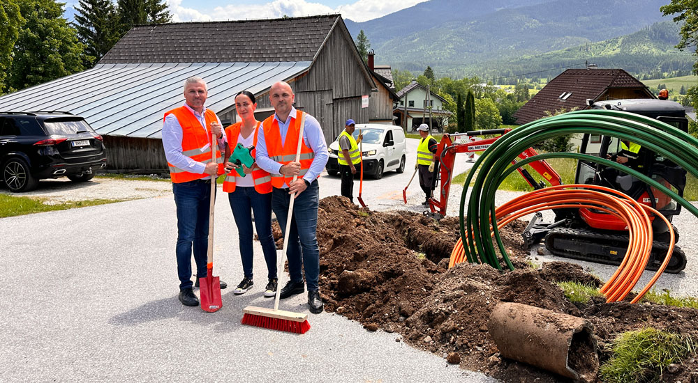 Erster Spatenstich in Bad Mitterndorf