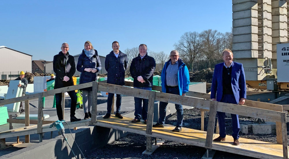 Besuch der CDU auf der Baustelle