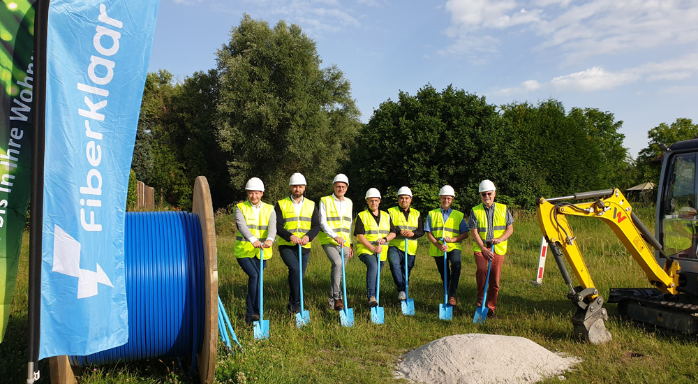 Erster Spatenstich für Glasfaserausbau in Belgien